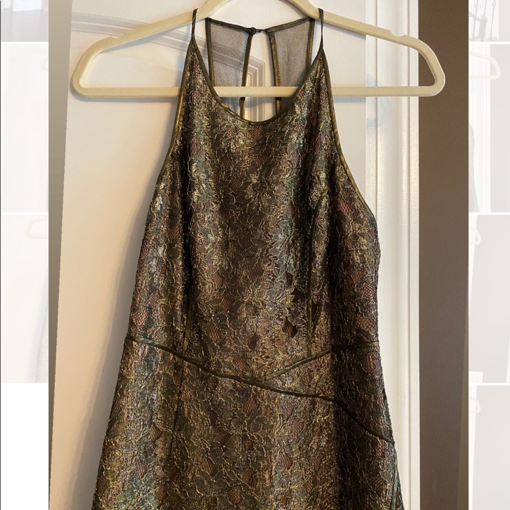 Bcbg Maxazria Gold Dress - Gem
